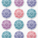 Mandalas & Rangoli - Sticker Sheet v12